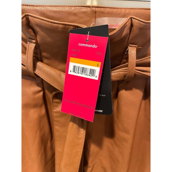 Commando Faux leather Paperbag Pants NWT - Picture 6 of 7